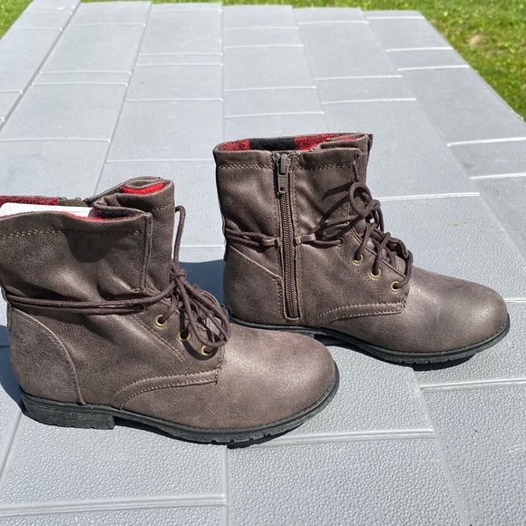 💕 New Without Tag - Girls Zippered Boots - Picture 3 of 7